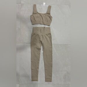 Beige color, set top & pants